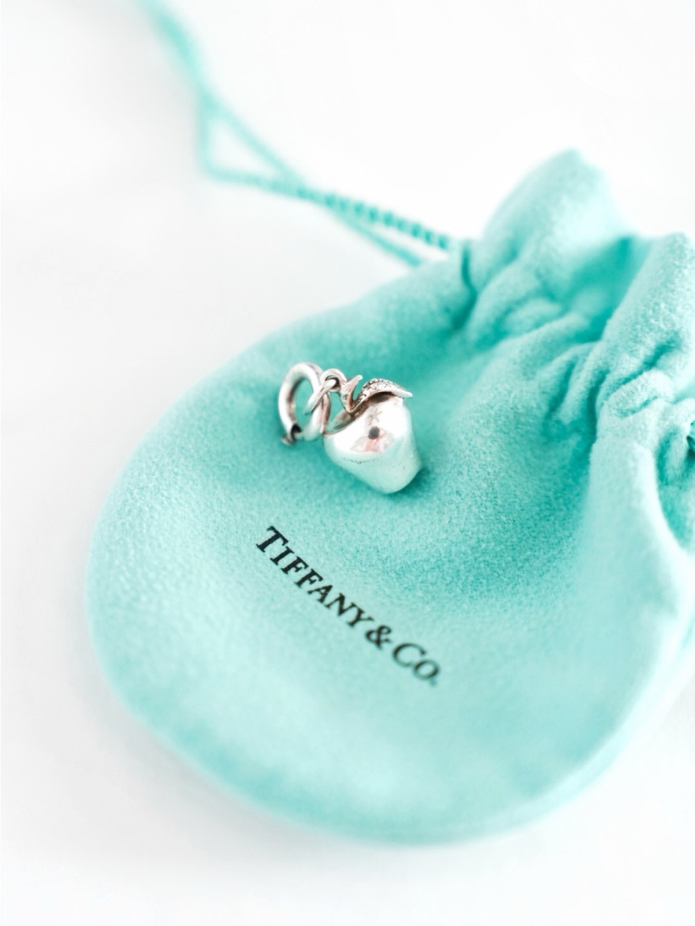 Tiffany & Co. Apple Charm Pendant Silver